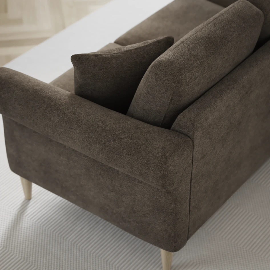 Eden - 2-sits soffa - Brun