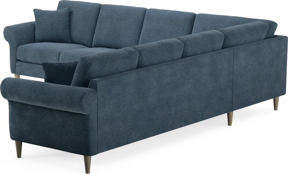 Eden - Hörnsoffa, 3+3-sits - Blå