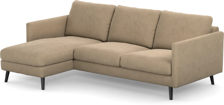 Madison - 2-sits soffa med schäslong vänster - Beige