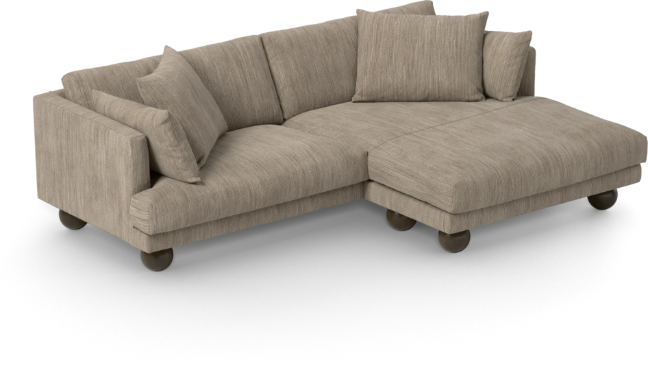 Harper - 4-sits med schäslong XL höger - Beige