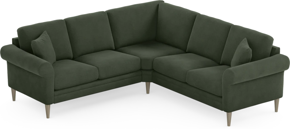 Eden - Hörnsoffa, 2+2-sits - Grön