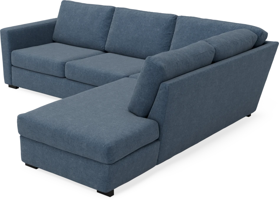 Friday - 2,5-sits soffa med divan höger - Blå
