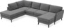 County - 3-sits soffa med divan vänster och schäslong höger - Grå