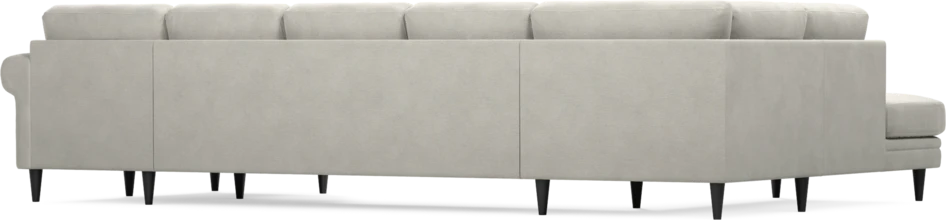 Eden - 3-sits soffa med divan vänster och schäslong höger - Grå