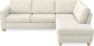 Friday - 2,5-sits soffa med divan höger - Vit