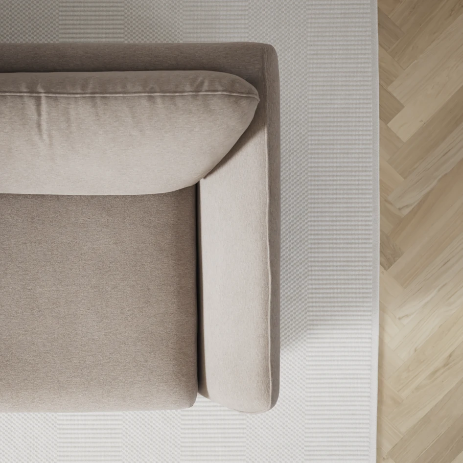 Madison Lux - Hörnsoffa med schäslong höger - Beige