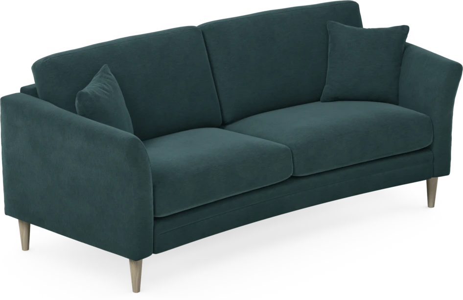 Eden - 2,5-sits soffa svängd - Blå