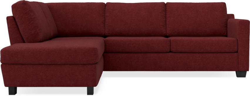 Friday - 2,5-sits soffa med divan vänster - Rosa