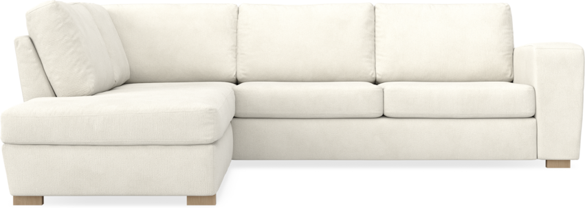 Friday - 2,5-sits soffa med divan vänster - Vit