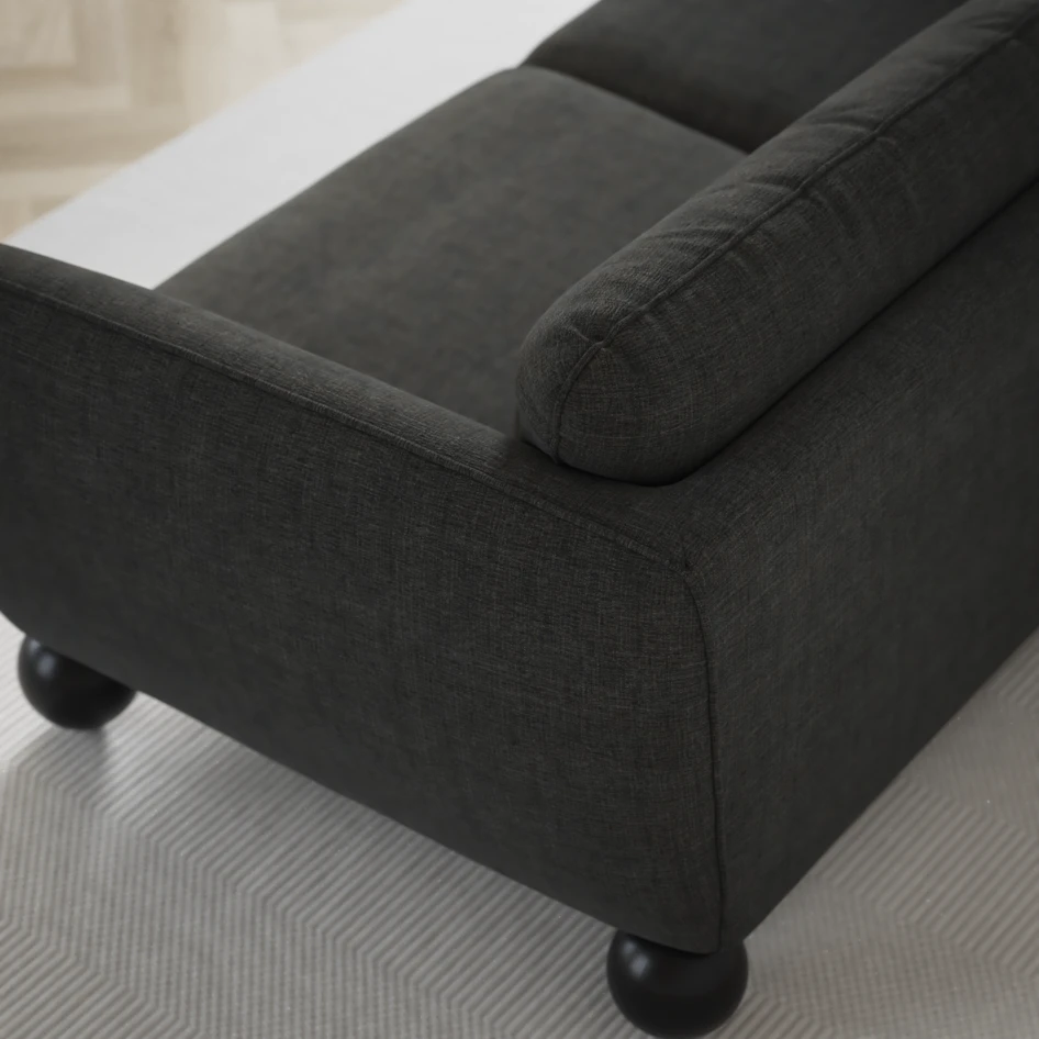 Madison - 2-sits soffa med divan vänster och schäslong höger - Grå