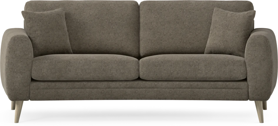 Eden - 2,5-sits soffa svängd - Brun