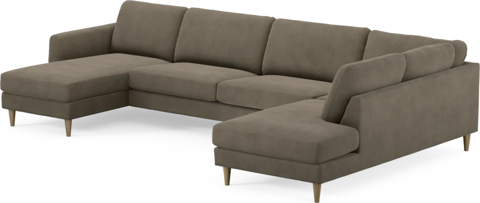 Bridge - 3-sits soffa med schäslong vänster och divan höger - Beige