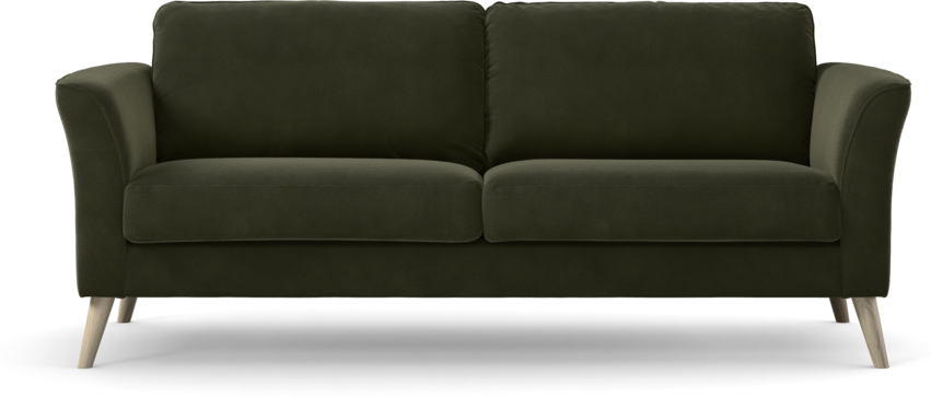 Bridge - 3-sits soffa - Grön