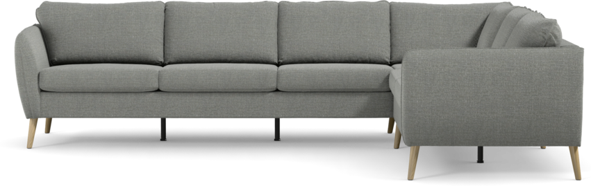 County - Hörnsoffa, 3+2-sits - Grå