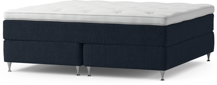 Delux Exclusive - Kontinentalsäng, dubbelsäng med bäddmadrass och sängben