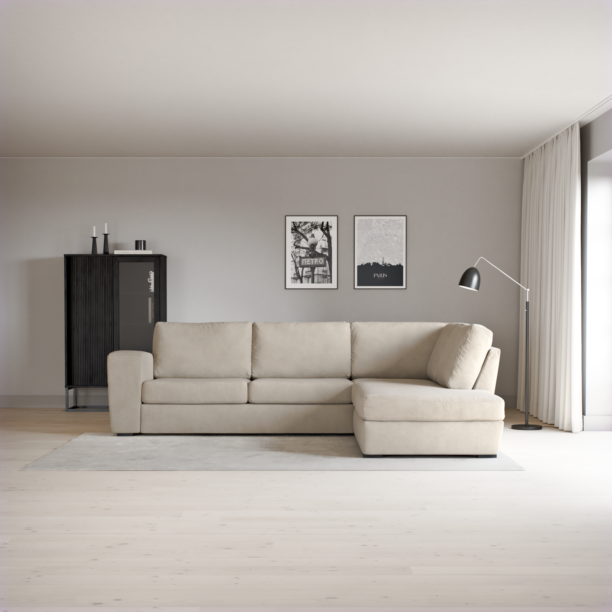 Friday - 2,5-sits soffa med divan höger - inspiration