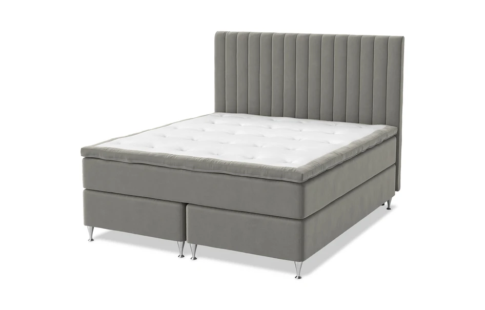 Malibu - Sänggavel, B 160-210 cm - Grå