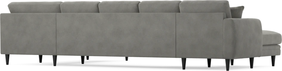 Eden - 3-sits soffa med schäslong vänster och divan höger - Grå