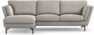 Madison Lux - 2-sits soffa med schäslong vänster - Grå