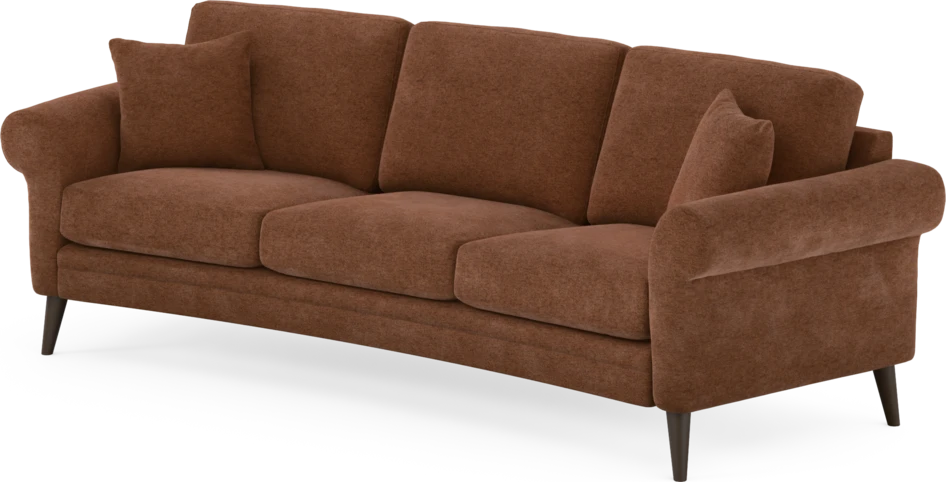 Eden - 3-sits soffa svängd - Orange