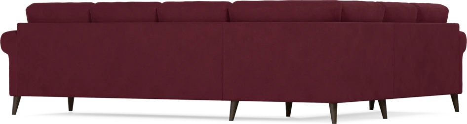 Eden - Hörnsoffa, 2+3-sits - Röd