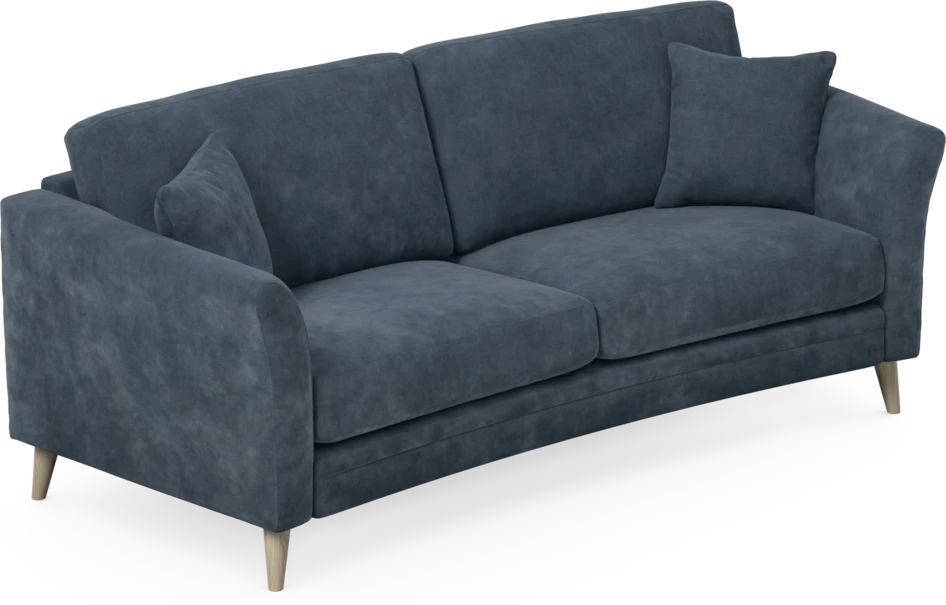 Eden - 2,5-sits soffa svängd - Blå