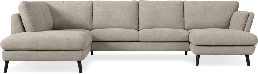 Madison Lux - 2-sits soffa med divan vänster och schäslong höger - Vit