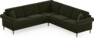 Eden - Hörnsoffa, 2,5+2,5-sits - Grön