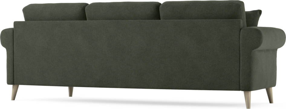 Eden - 3-sits soffa svängd - Grön
