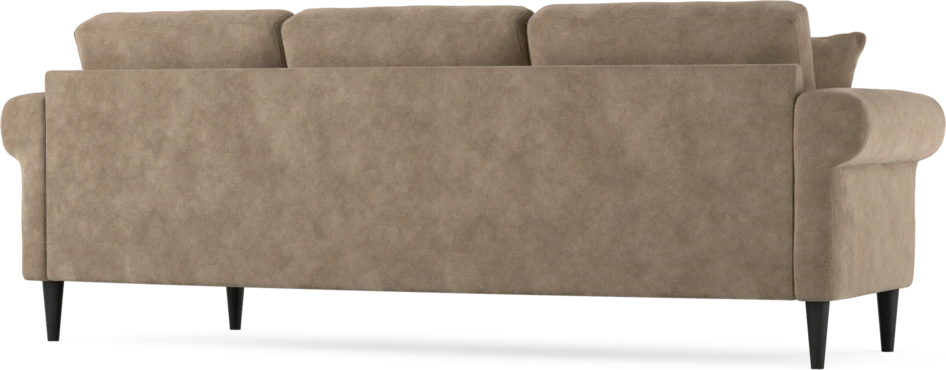 Eden - 3-sits soffa svängd - Beige