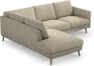 Madison Lux - 2-sits soffa med divan vänster - Beige