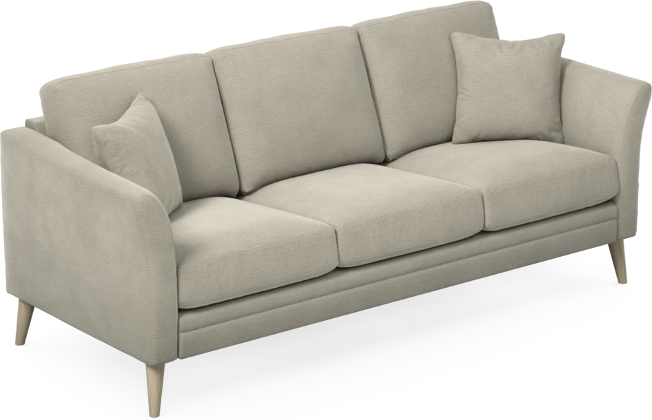 Eden - 3-sits soffa - Brun