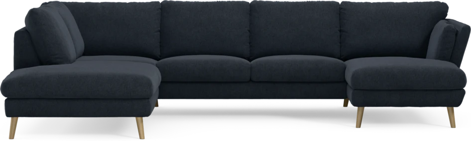 Madison - 2-sits soffa med divan vänster och schäslong höger - Blå