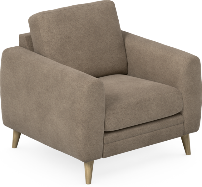 Eden - Fåtölj - Brun