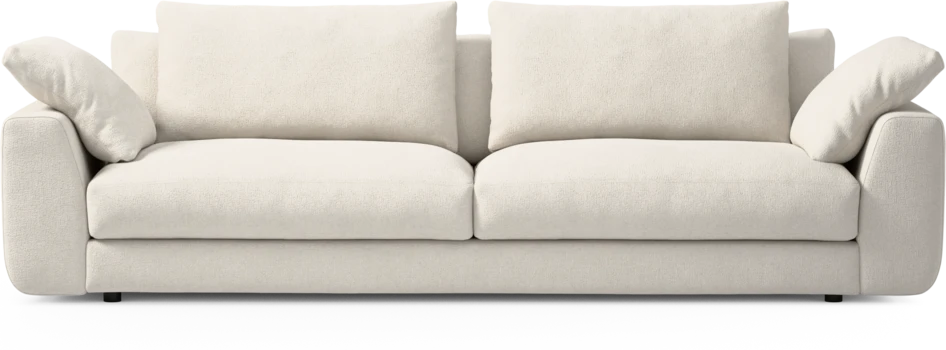 Amie - 4-sits soffa - Vit