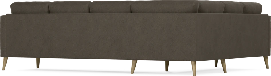 Eden - Hörnsoffa, 2+3-sits - Brun