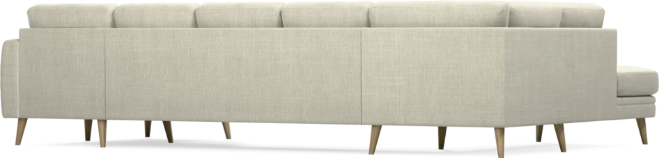 Eden - 3-sits soffa med divan vänster och schäslong höger - Beige