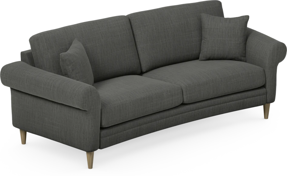 Eden - 2,5-sits soffa svängd - Grå