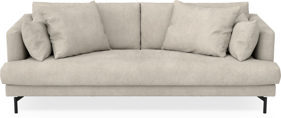 Harper - 3-sits soffa, hel dyna - Beige