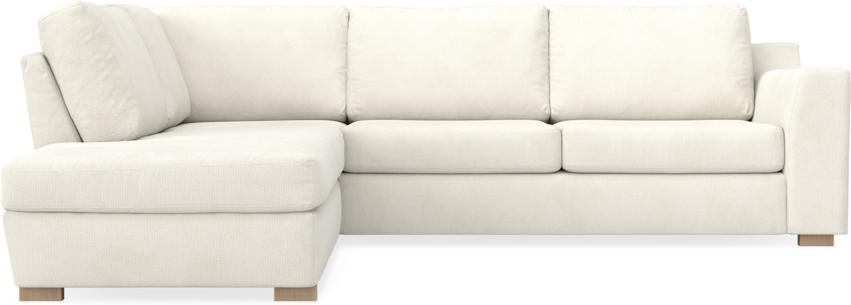 Friday - 2,5-sits soffa med divan vänster - Vit