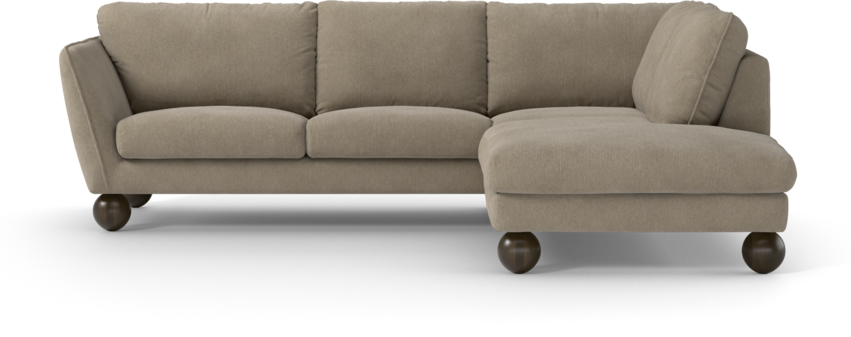 Madison Lux - 2-sits soffa med divan höger - Beige