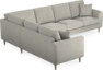 Eden - Hörnsoffa, 2+3-sits - Grå