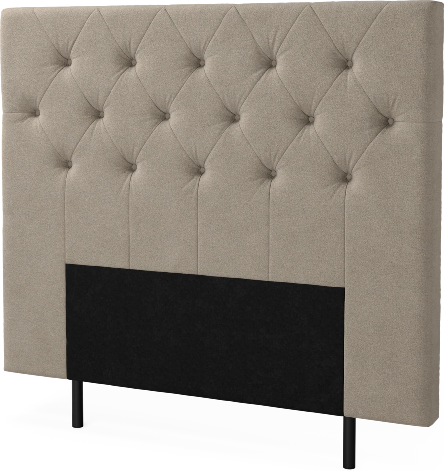 New York pikerad - Sänggavel, 90-210 cm - Beige