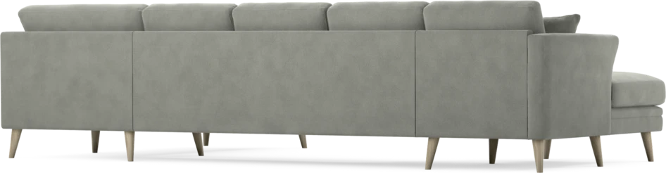 Eden - 3-sits soffa med schäslong vänster och divan höger - Grå