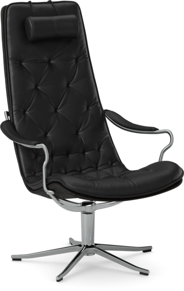 Moore - Fåtölj hög rygg - Brun