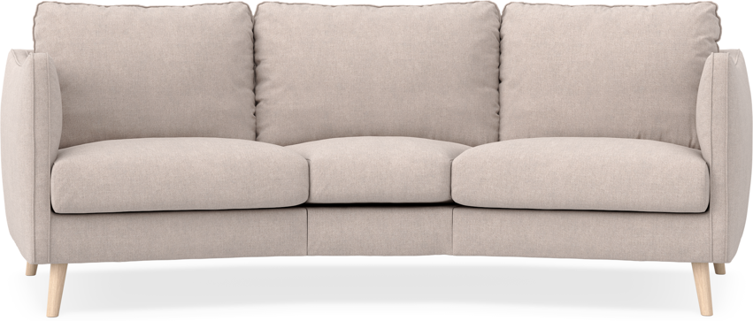 Madison - 3-sits soffa svängd, 70 cm - Beige