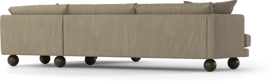 Harper - 3-sits soffa med divan höger - Beige
