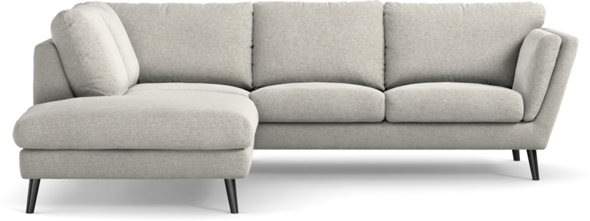 Madison Lux - 2-sits soffa med divan vänster - Grå