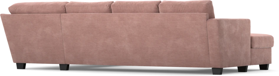 Friday - 3-sits soffa med schäslong vänster och divan höger - Rosa
