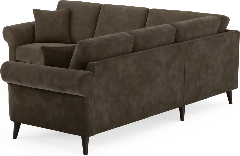 Eden - Hörnsoffa, 2+2-sits - Brun
